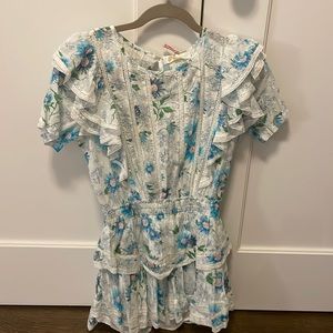 LoveShackFancy - Great Natasha Dress Blueberry Cloud - women’s P- BRAND NEW